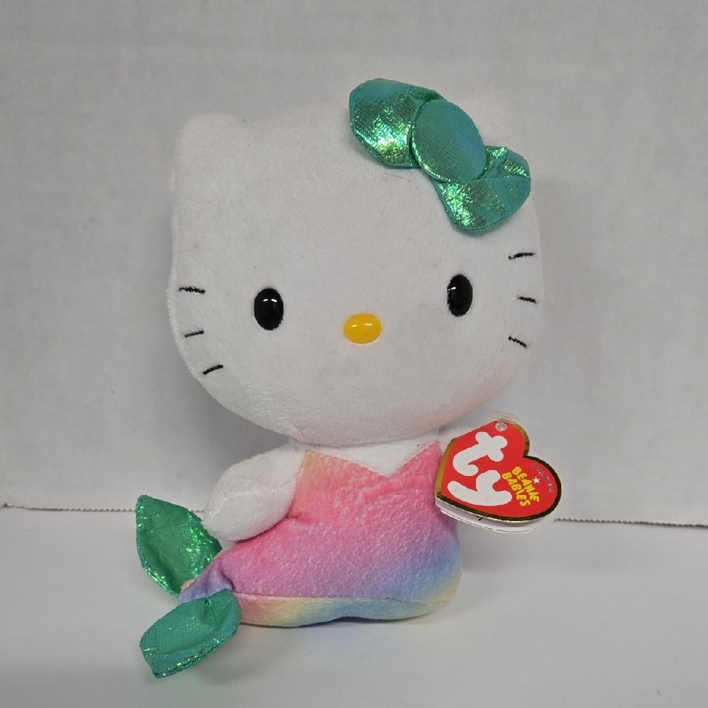 Sanrio 2013 x Ty Hello Kitty Mermaid Plush 6" EUC